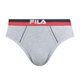 thumbnail image 4 of FILA Calzoncillos para hombre, paquete de 3 - Calzoncillos, cintura con logo, Urban, Algodón Stretch, color sólido Marina/Gris/Blanco 2XL (2X-Large), 4 of 7
