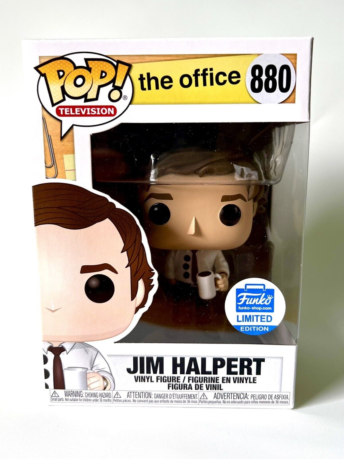 Funko Pop! TV The Office Jim Halpert Three 3 Hole Punch Funko Shop
