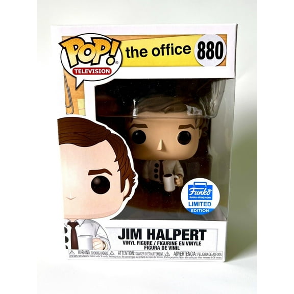 Funko Pop! TV The Office Jim Halpert Three 3 Hole Punch Funko Shop Exclusive #880
