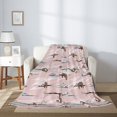 thumbnail image 2 of Fuzoiu Cloud Sloth Print Flannel Throw Blanket,Light Weight Warm Decorative,Throw Blanket Cover for Sofa, Couch, Bedroom,Travel-40"x30", 2 of 6