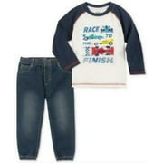 Kids Headquarters Boys Printed Shirt and Joggers: 5/Assorted