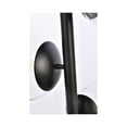 thumbnail image 5 of Wells 18 inch pendant in black with clear shade, 5 of 9