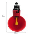 thumbnail image 2 of Bebedero para aves de corral, codorniz y pollo, herramienta colgante para taza de agua, 5 uds., 2 of 7