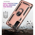 thumbnail image 5 of S21 FE Case, Samsung Galaxy S21 FE Case Military Grade Protective Samsung S21 FE Cases Cover with Ring Car Mount Kickstand for Samsung Galaxy S21 FE - Rose Gold, 5 of 12