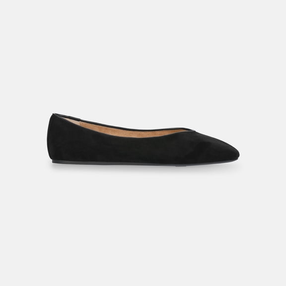 Scenario Women's Faux Suede Ballet Flats