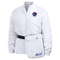 thumbnail image 2 of Women's WEAR by Erin Andrews  White Buffalo Bills Packaway Full-Zip Puffer Jacket, 2 of 6