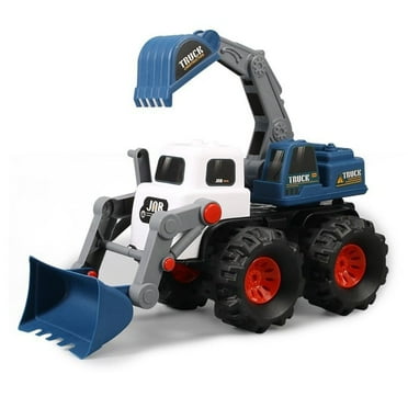 Toddler Engineering Car Toys Baby Construction Car Toys Kids Inertial Excavator Toys for Boys Girls 3 4 5 6 7 8 Years