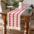 thumbnail image 2 of Sentmoon Small Table Runner Valentines Table Decor Boho Table Runner Macrame Table Runner with Tassels Woven Table Runner for Bohemian Home Dining Bedroom Table Decoration, 2 of 7