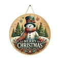 thumbnail image 1 of Ltdhehe Christmas Door Sign Classic Christmas Patterns Door Sign For Winter Front Door Farmhouse Outdoor Home Decoration, 1 of 2