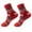 Red, variant on Pilates Socks Women’s Winter Christmas Pattern Mid Calf Socks, Thickened Warm Thick Thread Design, Personalized Fashion Footwear for Holiday Wear Pilates Socks Stockings for Women