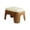 Brown, variant on Home Plastic Small Stool with Cushioned Leatherette Seat, 8.3 x 10.6 x 7.1 in Stackable Short Stool, Lightweight 0.93 lb Bathroom, Living Room & Kids Step Chair