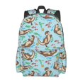 thumbnail image 2 of Bingfone Cute Otters Pattern Large Capacity Student Backpack, Wear-resistant and Lightweight School, Work, Travel, Sports Backpack, Unisex, 2 of 8