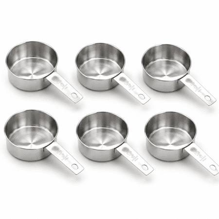 1/2 Cup Food-Grade Stainless Steel Measuring Cup for Cooking, Baking and Food Prep
