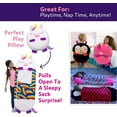 thumbnail image 3 of Sleeping Bag, 2-in-1 pillow, foldable sleeping bag, soft play pillow,, 3 of 5