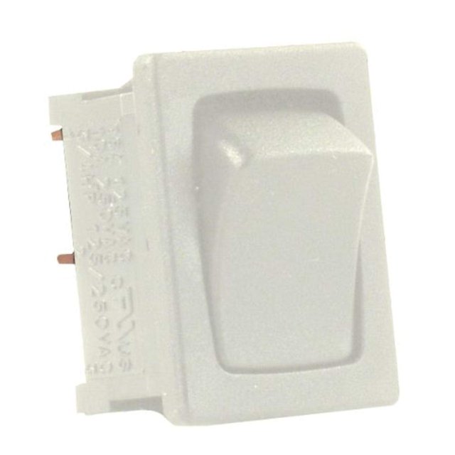 JR Products 13641-5 Mini interruptor de encendido/apagado blanco (paquete de 5)