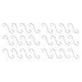thumbnail image 1 of stanreset 12 Pieces S Hooks Hanging Fixator Railing Clasp Holder Clothing Hanger Convenient Sundries Hangers for Home Using Silver 2Set, 1 of 6