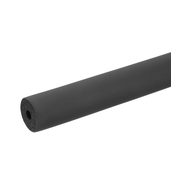 Uxcell 3/8" (10mm) ID x 3.3Ft x 0.59" Pipe Insulation Foam Tube, Pipe Cover Wrap Roll Bar Tubing for Handle Grip HVAC Air Conditioner Units, Black
