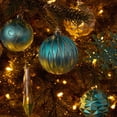 thumbnail image 4 of Holiday Shatterproof, 52 Count Christmas Tree Ornament Box Set, 80mm to 150mm with Reusable Tray, 4 of 11