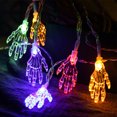 thumbnail image 3 of Neinkie Halloween Skeleton Skull Hand Lights, LEDs Life-Size Skeleton Led Hands Purple String Lights, Plastic Scary Halloween Party Props Decoration Indoor, 3 of 6