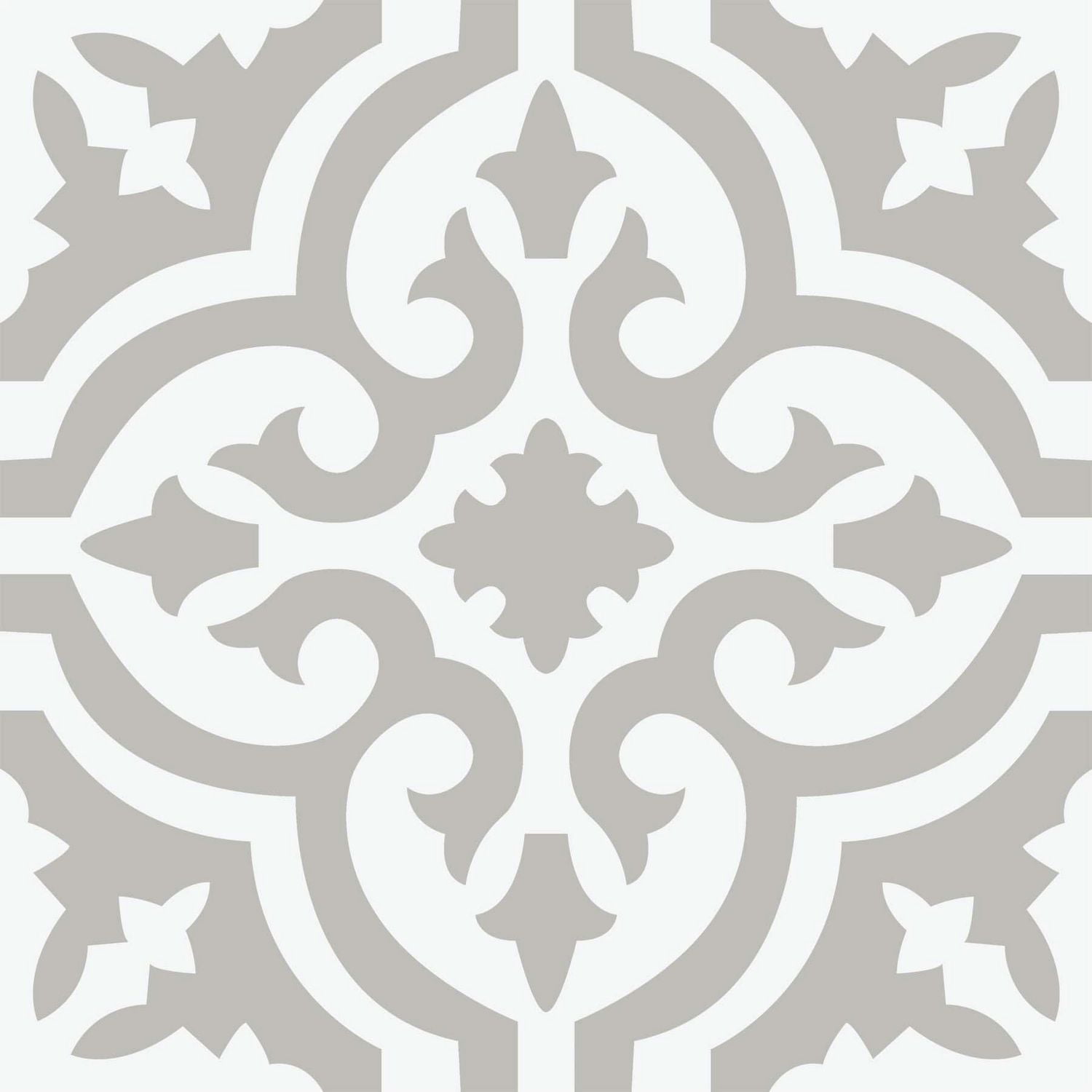 FloorPops Emilia Taupe Peel and Stick Floor Tiles Set of 20