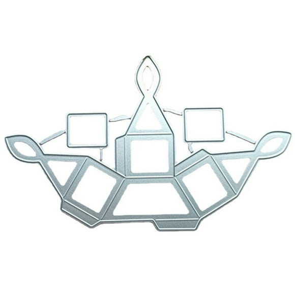 Troquel de corte de Metal Matsuzay reutilizable para caja navideña