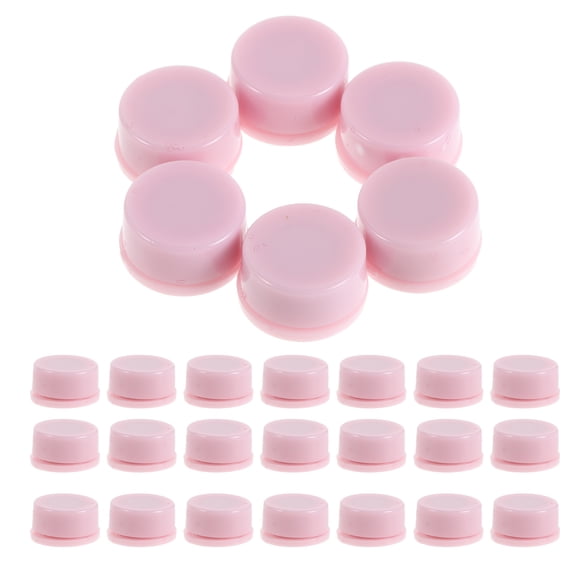 LOLIPPYY 50Pcs Pink DIY Swivel Base Bearing for Windmill Craft and Rotating Art Projects