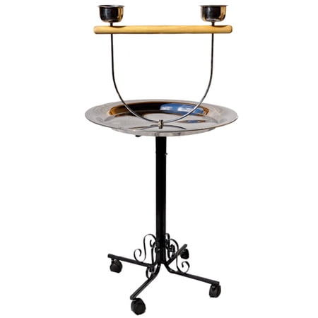 Kings Cages PP B-71 Metal Playstand. 22X49. (Black)