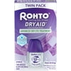 Rohto DryAid Eye Relief Lubricant Eye Drops, Twin Pack, Dry Eye Relief, 0.34 Fl Oz