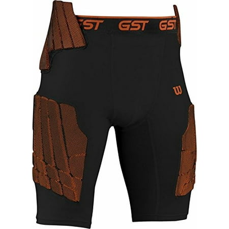 Wilson Youth GST football 5 pad compression impact shorts girdle 983301