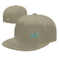thumbnail image 4 of DouZhe Flat Brim Cap Snapback Hat, Vintage Butterfly Animal Insect Prints Adjustable Yellow Adult Baseball Cap, 4 of 6