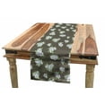 thumbnail image 1 of Flower Table Runner, Sakura Cherry Blossoms Retro Style Spring Nature Inspired Corsage, Dining Room Kitchen Rectangular Runner, 3 Sizes, by Ambesonne, 1 of 2