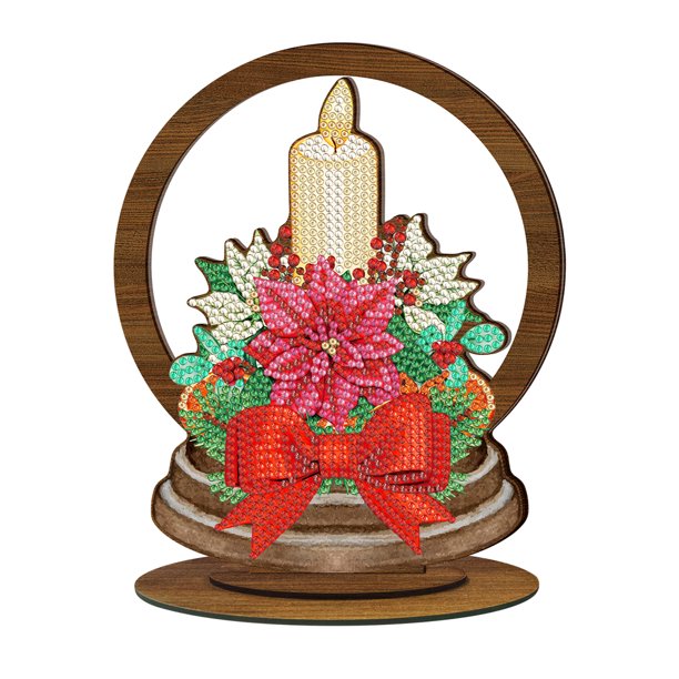 Adornos de pintura de diamantes de Navidad, manualidades, decoración de ventana de letrero de escritorio DIY FLhrweasw Nuevo
