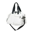 thumbnail image 4 of Lipstore Sac de Sport Polyvalent Léger Sac de Nuit pour Randonnée Natation Entraînement Physique Blanc, 4 of 8