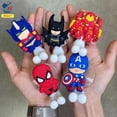 thumbnail image 3 of Disney-Soporte de cepillo de dientes para niños, Marvel, Spiderman, figura de Frozen de Star Wars, estante montado en la pared de dibujos animados, juguetes para baño y cocina, 3 of 4