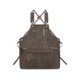thumbnail image 2 of Delantal de trabajo Wosthever gris Unisex con bolsillos, 2 of 6