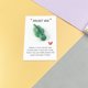 thumbnail image 5 of Tarjetas de Regalo de Vacaciones Tarjeta de Bolsillo de Resina de Dinosaurio Verde con Tarjeta, Compacto 9x6 cm para Cumpleaños, Aprecio, Regalo de Recuerdo, 5 of 6