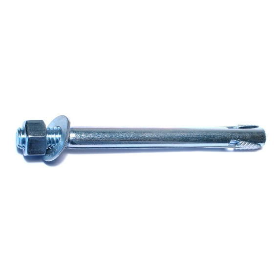 1/2" x 6" Zinc Plated Steel Wej-It Anchors WAS-342 (25 pcs.)