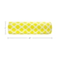 thumbnail image 3 of FBTS Prime 20x6 inch Round Yellow Geometric Bolster Pillows with Inserts, 2 per Pack, 3 of 7