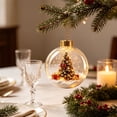 thumbnail image 6 of Fwttom 4" Christmas Ball Clear Light-up Hanging Christmas Tree Decorations Merry Christmas Story Scene Ornaments for Xmas Tree & Holiday Gifts, 6 of 7