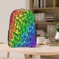 thumbnail image 5 of Kdxio Rainbow Butterflies Clear Backpack, Transparent Bookbag for School for Women Men, Capacity Clear Bag for College, Travel, 5 of 7