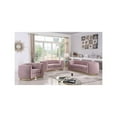 thumbnail image 4 of Meridian Furniture Julian Velvet Accent Chair in Pink and Gold, 4 of 7
