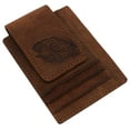 thumbnail image 2 of Money Clip Front Pocket Wallet Leather Strong Magnet Thin Logo Wallets, 2 of 45