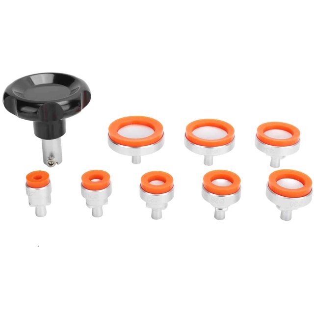 Kit de succión de abridor de reloj con caja trasera de tornillo profesional con herramienta de reparación de relojes de 8 troqueles