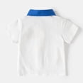 thumbnail image 6 of Wxirdiow Boys Clothing Toddler Baby Girls Boys Classic Polo Shirt Kids Short Sleeve Golf Polo Moisture Wicking Dress Shirt Plain Tees Tops White Size,8-10 Years, 6 of 9