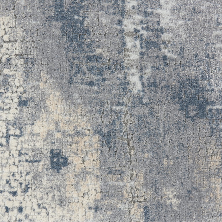 Nourison Rustic Textures Abstract Grey/Beige 5\'3\