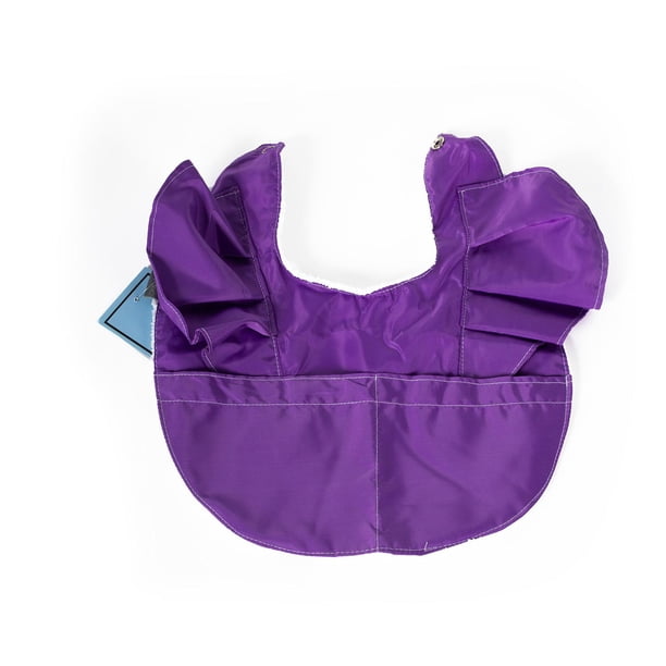 Babero con Olanes Masho, Impermeable y Cierre Velcro lila Unitalla Masho Baberos Impermeables