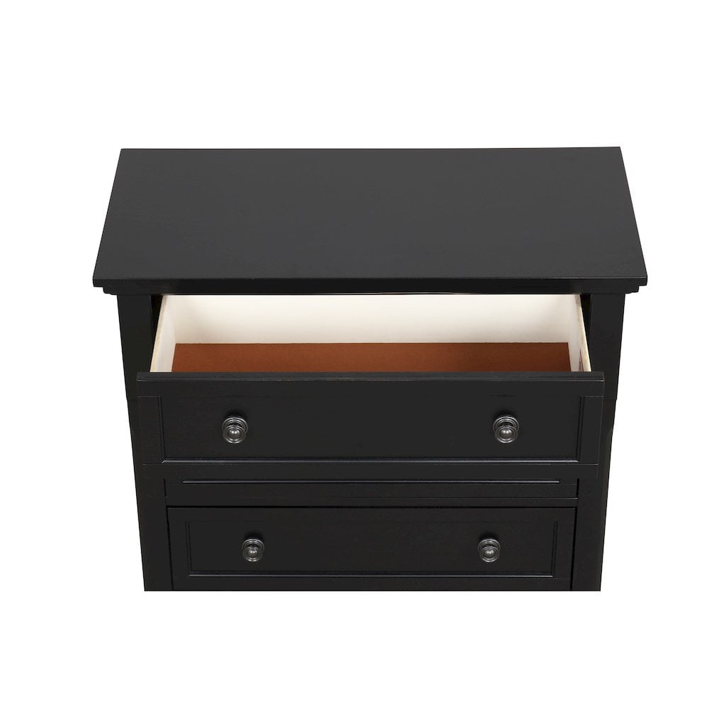 Glory Furniture Meade Chest in Black Color
