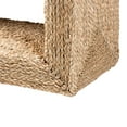 thumbnail image 5 of bali & pari Adonica Modern Bohemian Natural Brown Seagrass and Wood End Table, 5 of 7