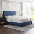 thumbnail image 2 of Boyd Sleep PBBU200EK Letitia Faux Leather Upholstered Platform Bed, 2 of 5
