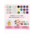 thumbnail image 3 of Beginner Acrylic Nail Kit With UV Nail Lamp Glitter Powder Complete DlY Nail Art Starter Kit For Gift Nail Extensions Gift Set, 3 of 10